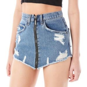 CARMAR beatrice denim skirt